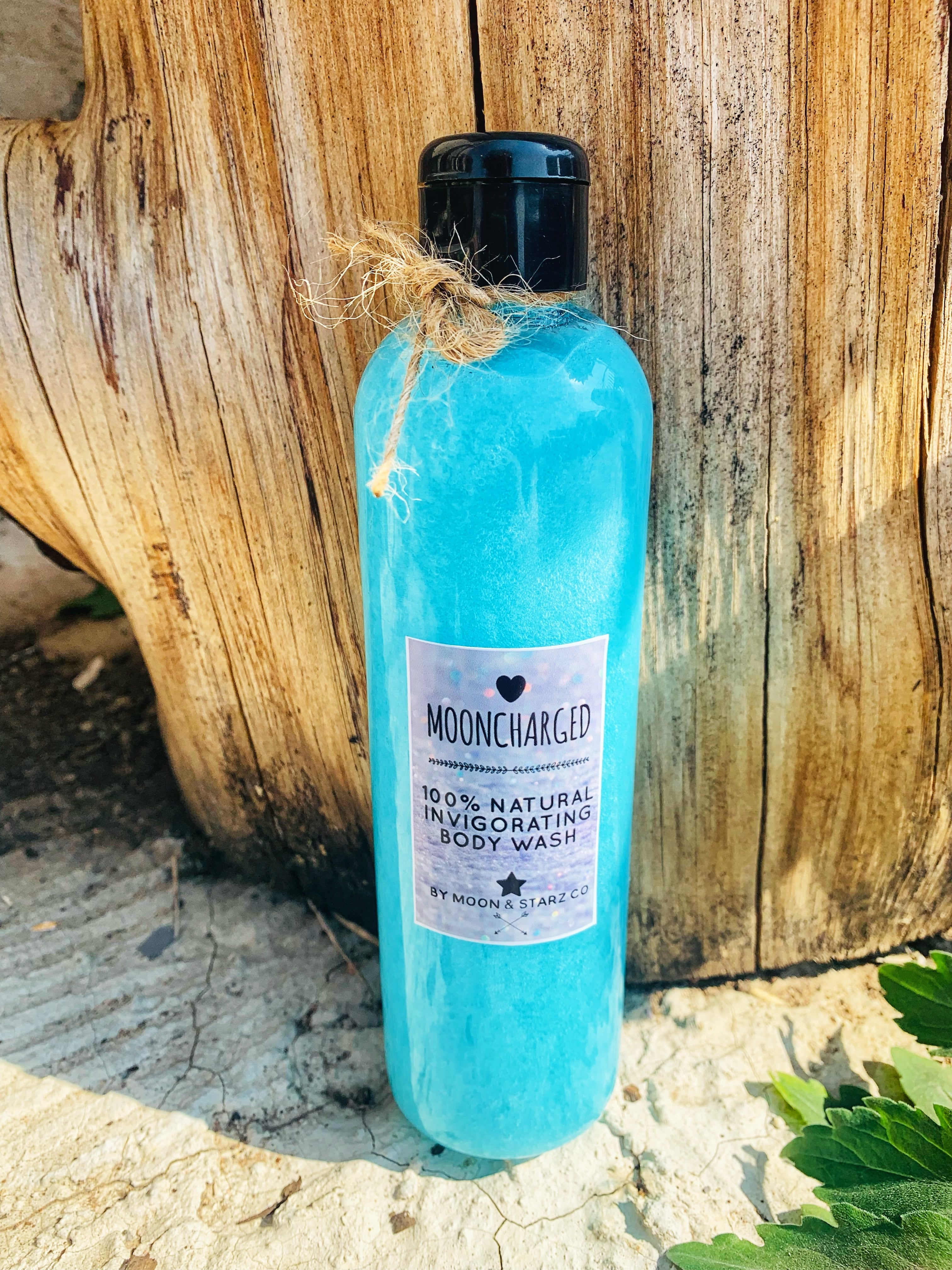 250ml All Natural MoonCharged Body Wash scented in Ocean Escape and Fenjal