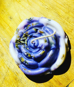 Lavender And Mint Herbal Soy Wax Candle