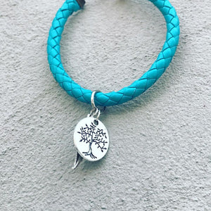 Turquoise Styled Two Charmed Bracelet