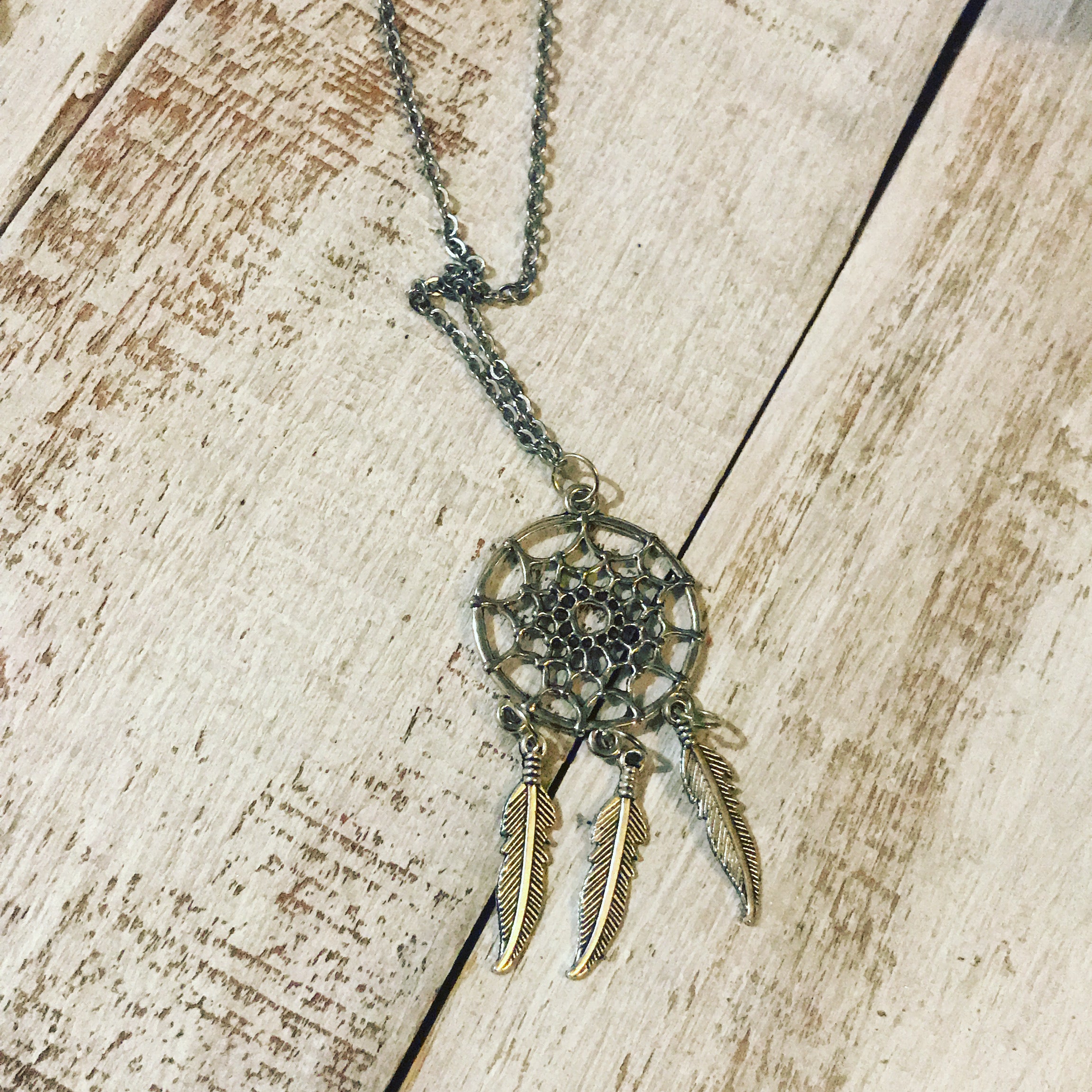 Stainless Steel Chain with DreamCatcher Charm