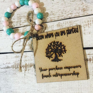 Wooden Bead Single Bracelet Piece