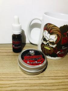 50g balm, 10ml oil and iRebelBeard Mug gift box set