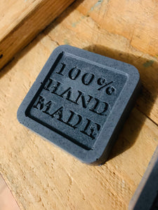 Handmade 50g activated charcoal and tea tree soap