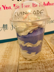 Layers of Bath Salts and Body Mousse