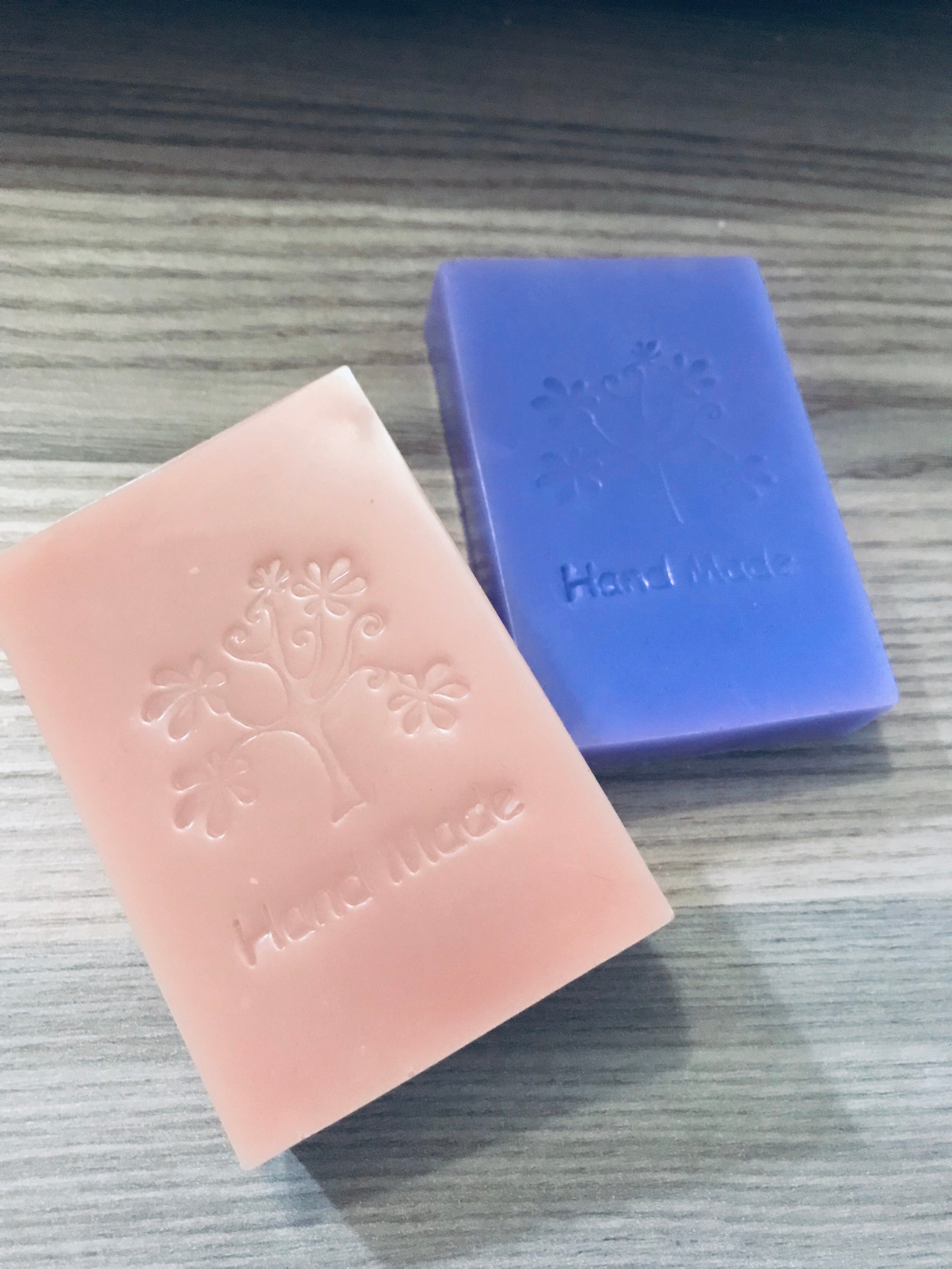 Assorted natural soaps