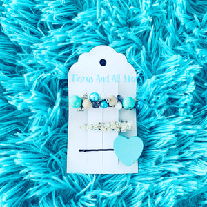 3x Piece Hair Clip Set