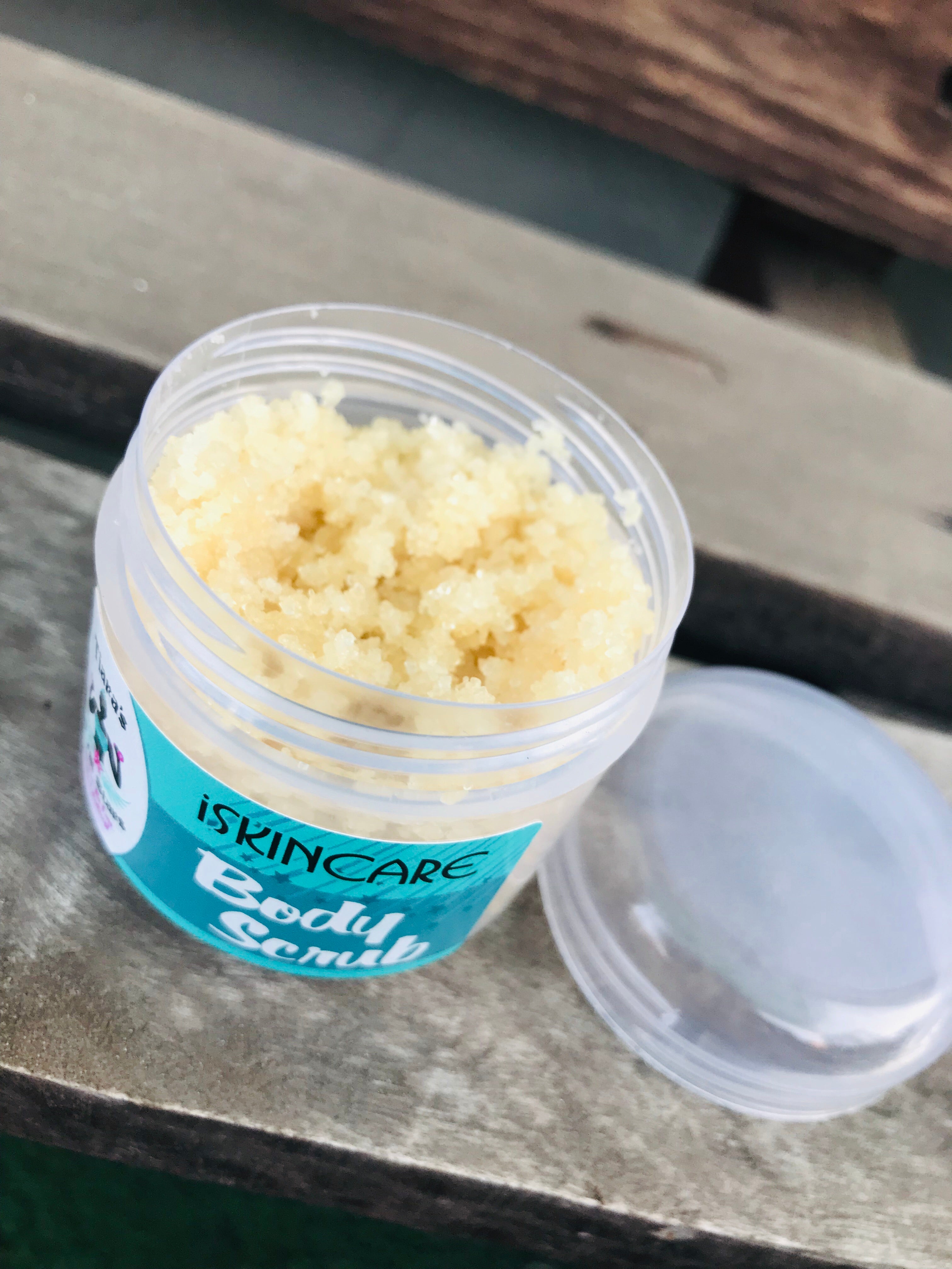 50g all natural, organic, body scrub with added moisturizer