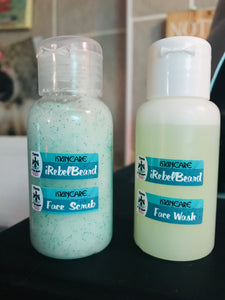 Face wash 50ml & exfoliating gel 50ml for men set