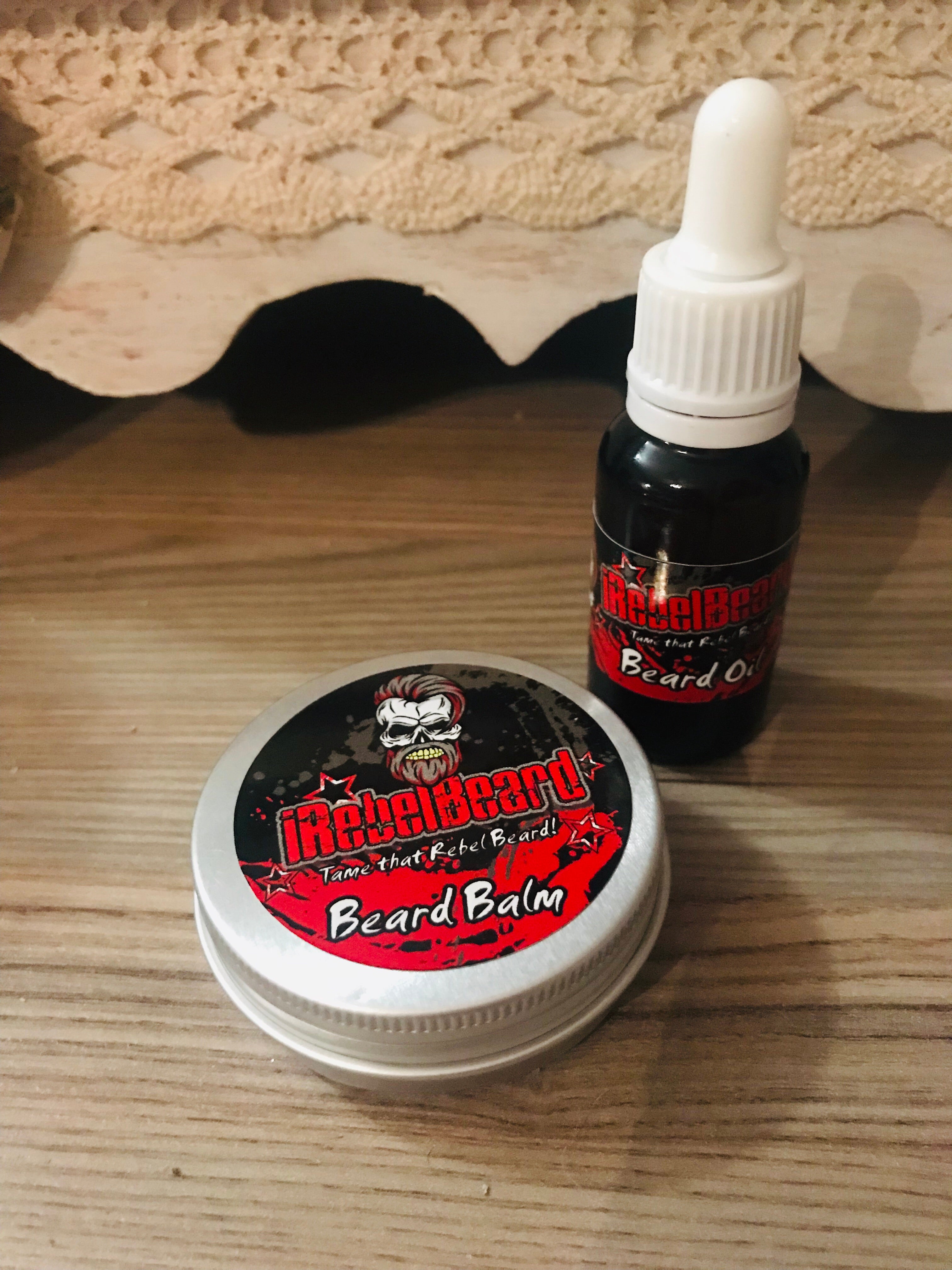 20ml beard oil and 50g beard balm
