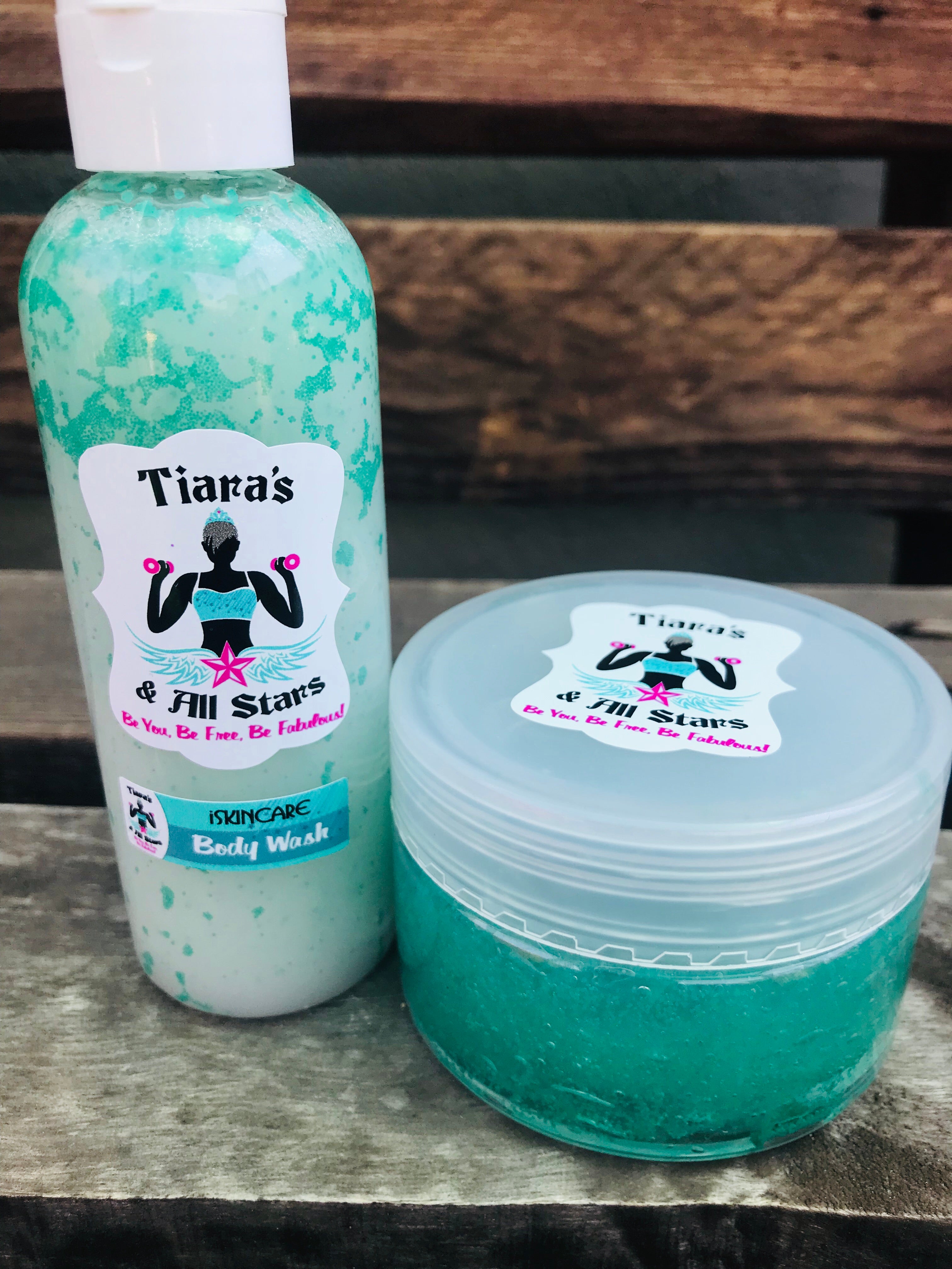 100ml Ocean Fresh Body Wash & 100g Ocean Fresh Gentle Exfoliating Gel
