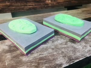 Hulk themed bar soap