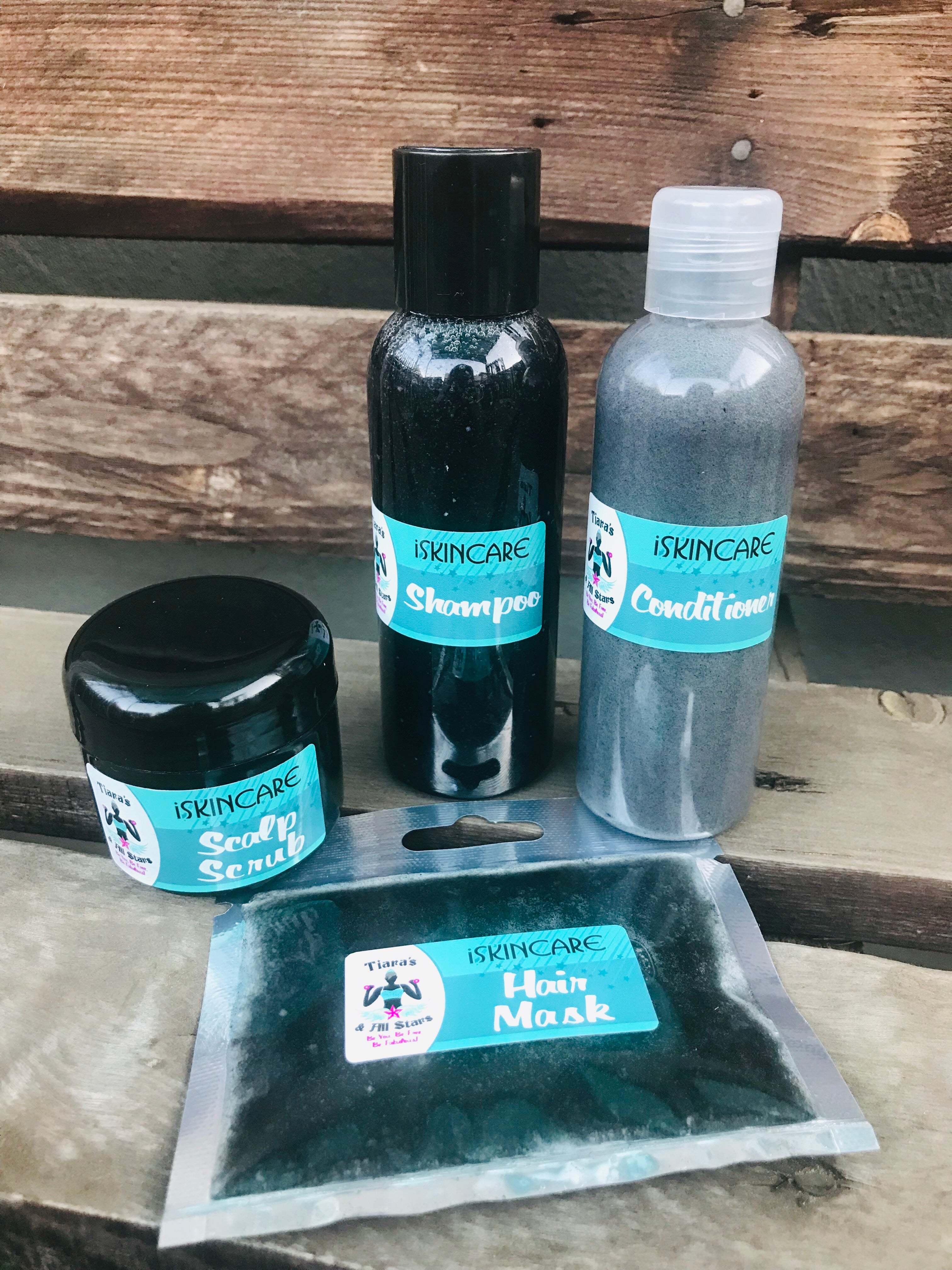 Complete iHair Care set, Activated Charcoal Infused