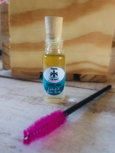 10ml Eyelash And Brow Serum with Black Jamaican Castor and argan oil