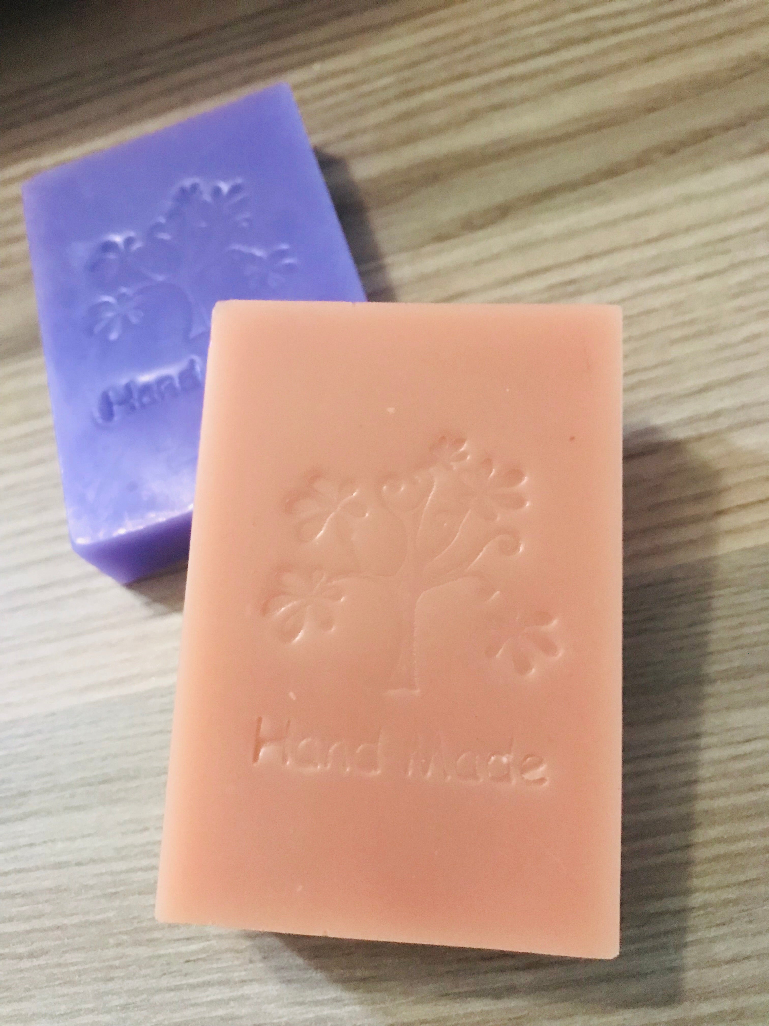 Assorted natural soaps