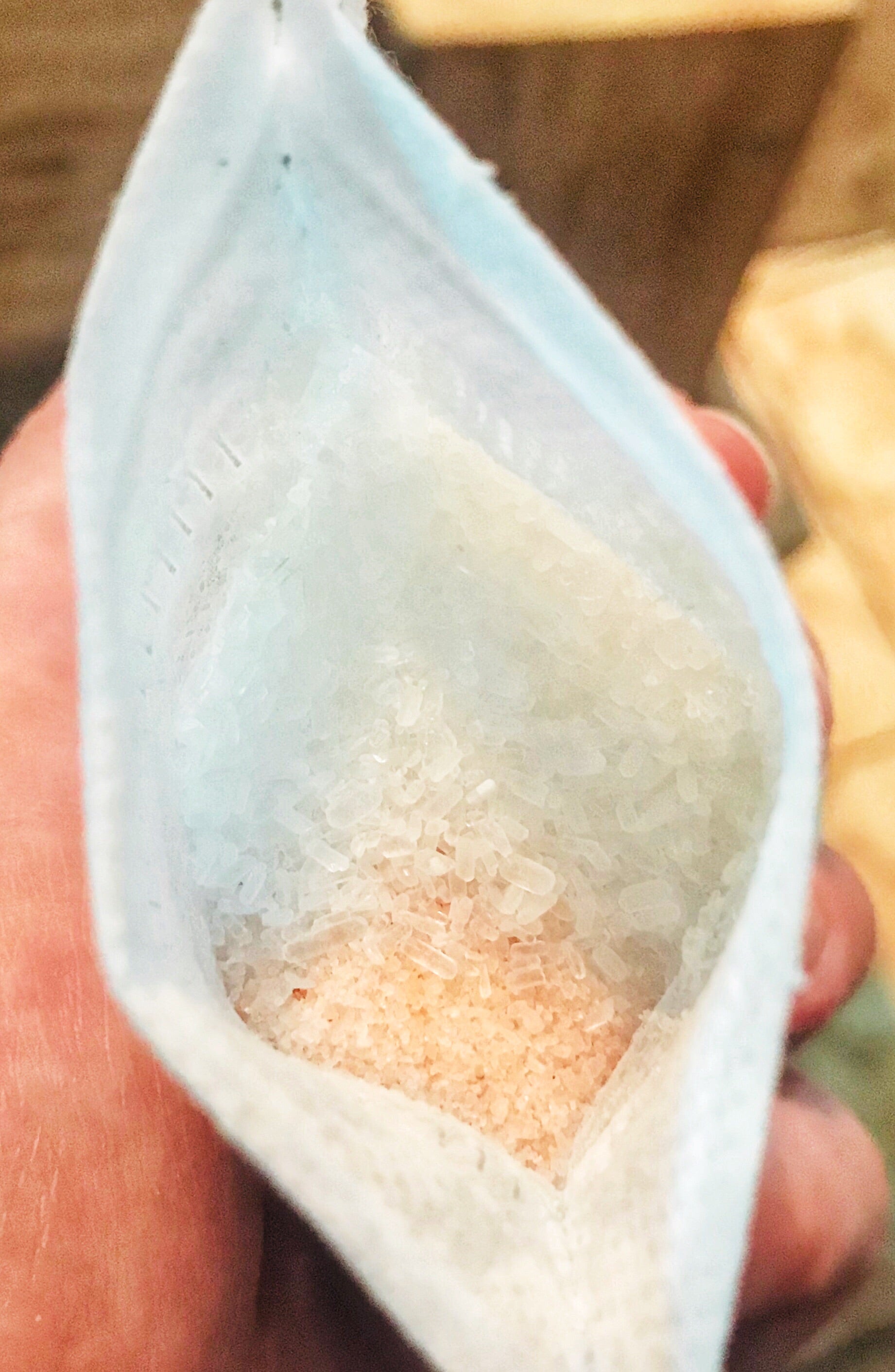 Assorted bath tea sachets.