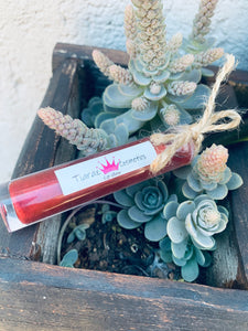 Ms Marilyn Red Matte Gloss Black Wand