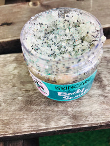 50ml coconut&Lime body scrub with magnesium sulphate and poppy seed