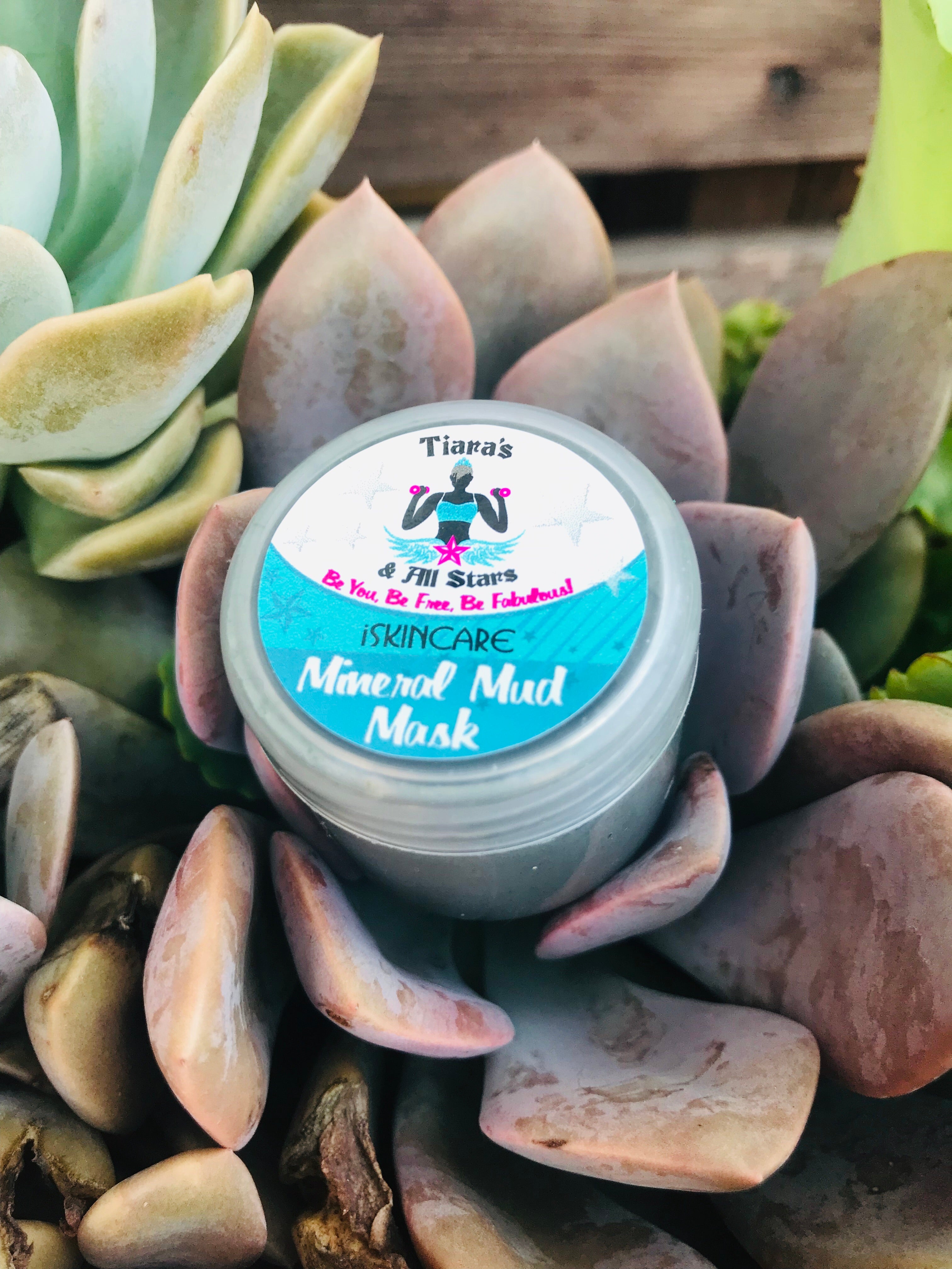 25ml Mineral Mud with Blue Spirulina and Imported Activated Charcoal