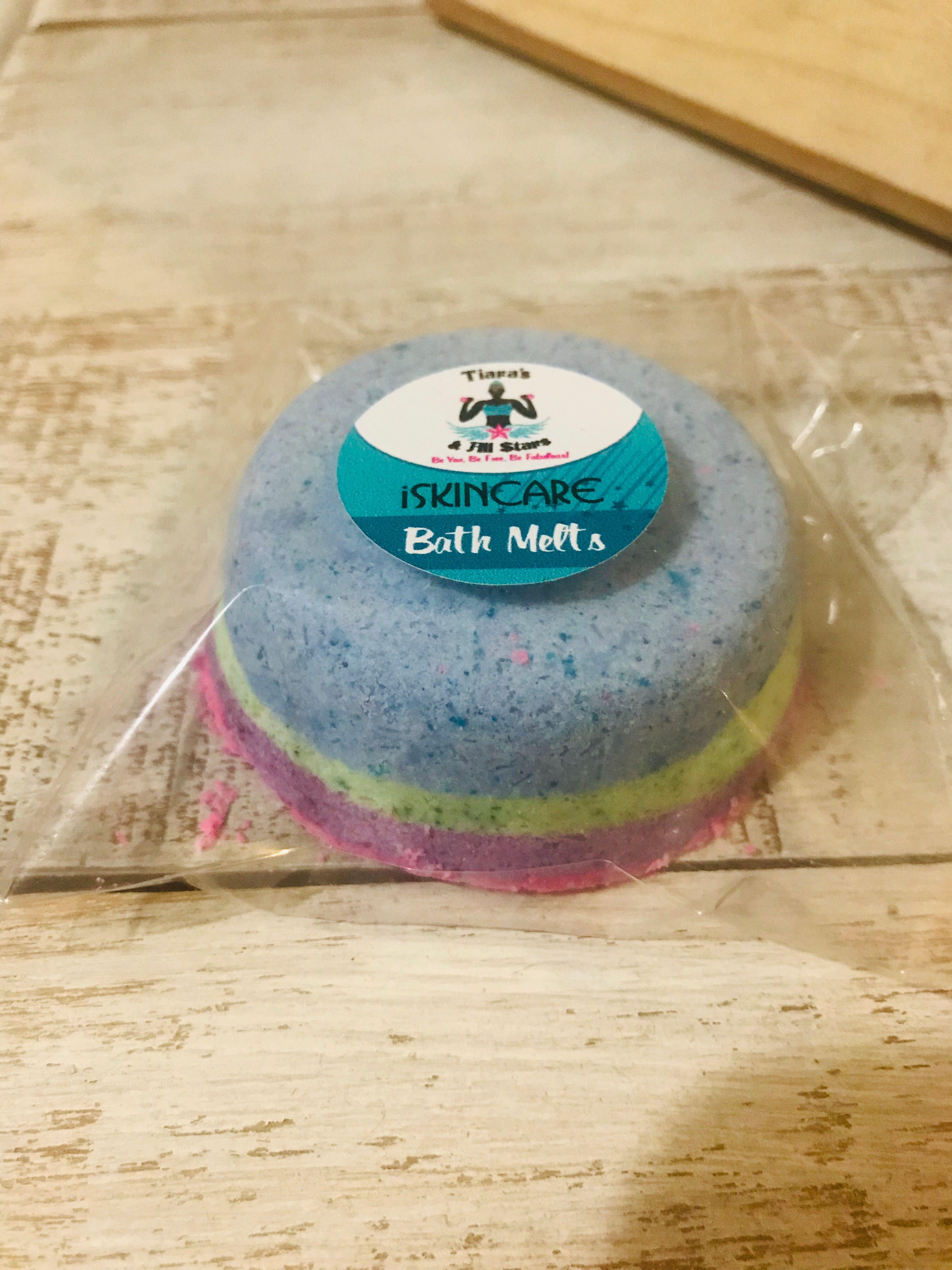 Bath Melt Colorful with shea and cocoa butter