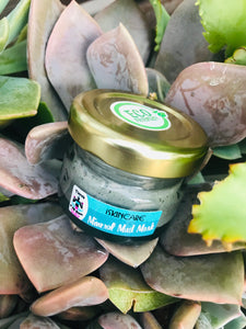 35g Mineral Mud Face Mask with Charcoal, Kaolin, bentonite and blue spirulina