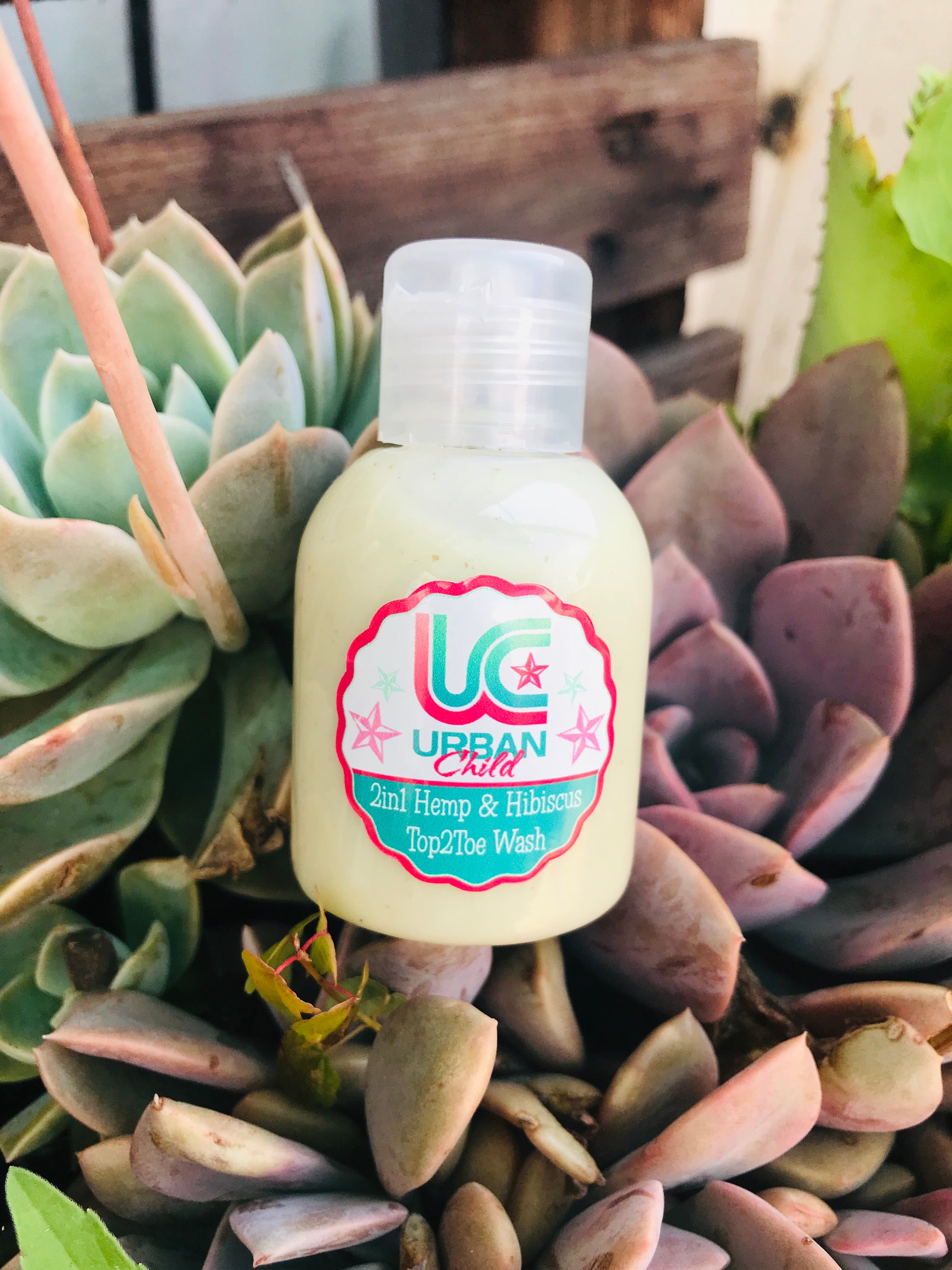 2in1 Hemp and Hibiscus top to toe wash for kids 50ml