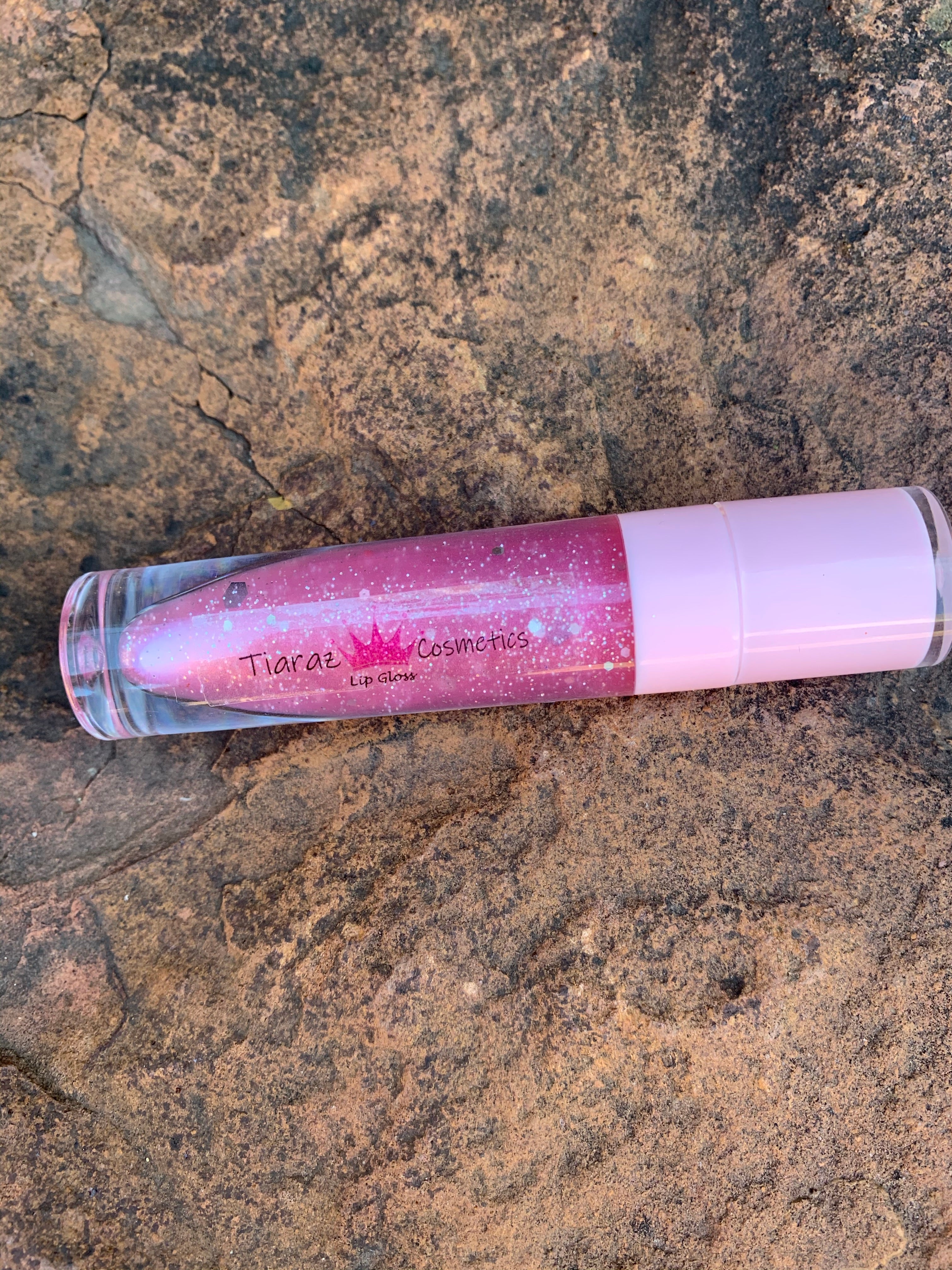 Pink Sparkle Cosmic Lip Gloss in Stunning Pink Wand