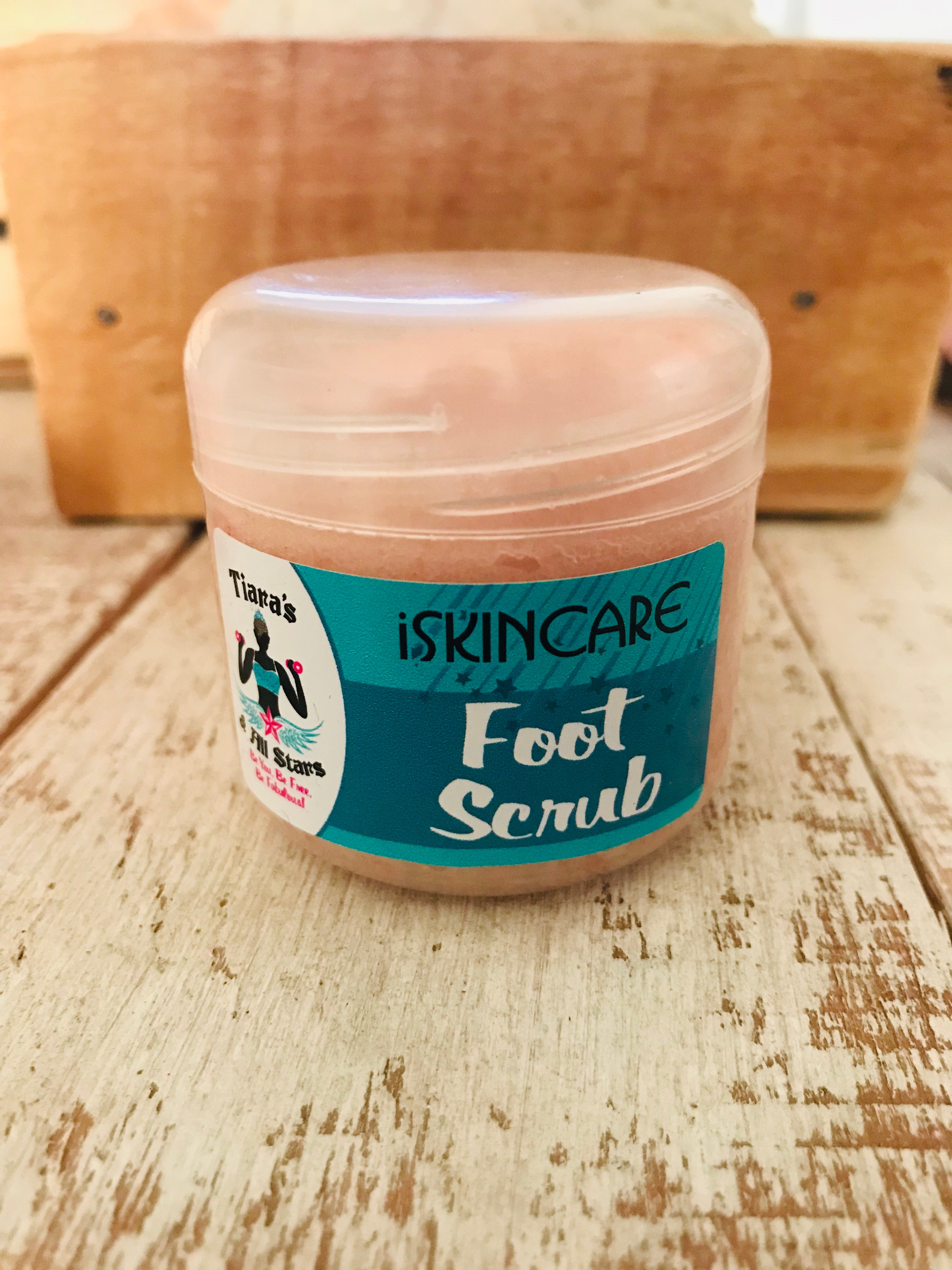 50g Pink Salt Foot Scrub with Mint and Jojoba