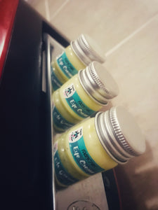 25ml Eye Cream in glass container. With evening primrose and organic marula