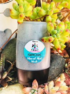50ml Tea tree and Rose Mineral Mud Face Detox Wash