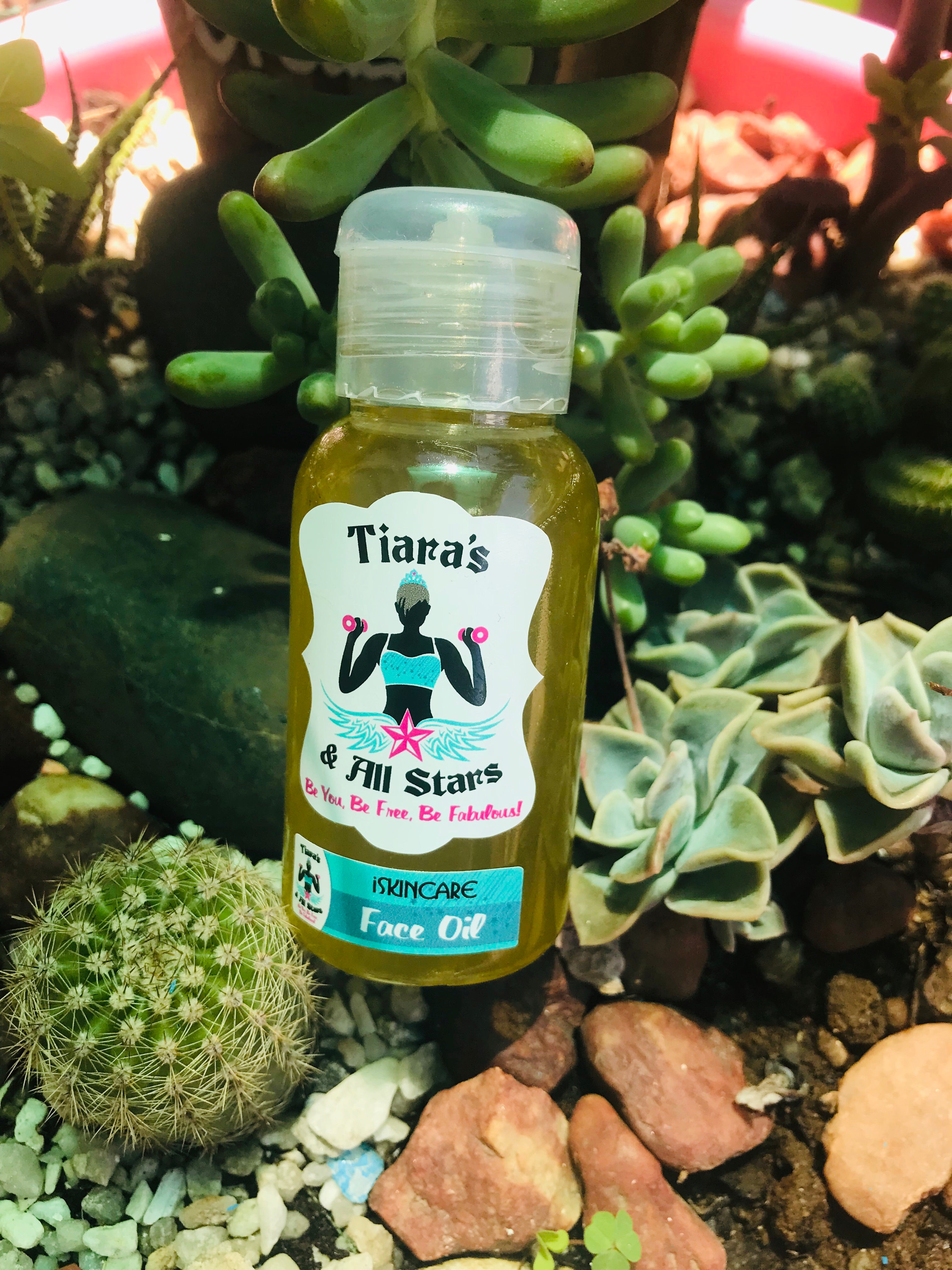 50ml all natural face oil to fight signs of aging and dark spots. Easy absorbtion