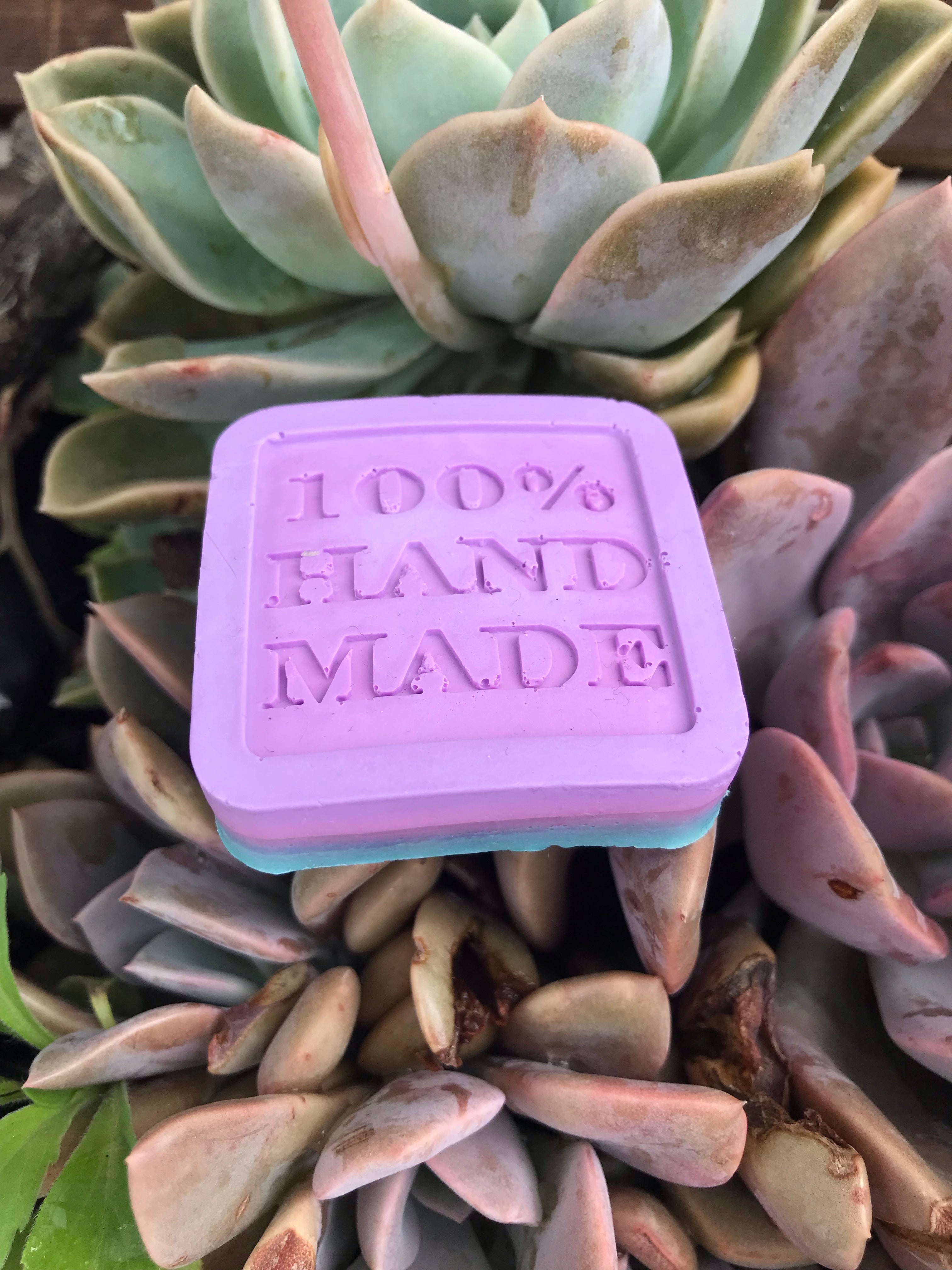 Handmade with love rainbow soap 60g