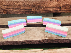 Rainbow layered Soap bars