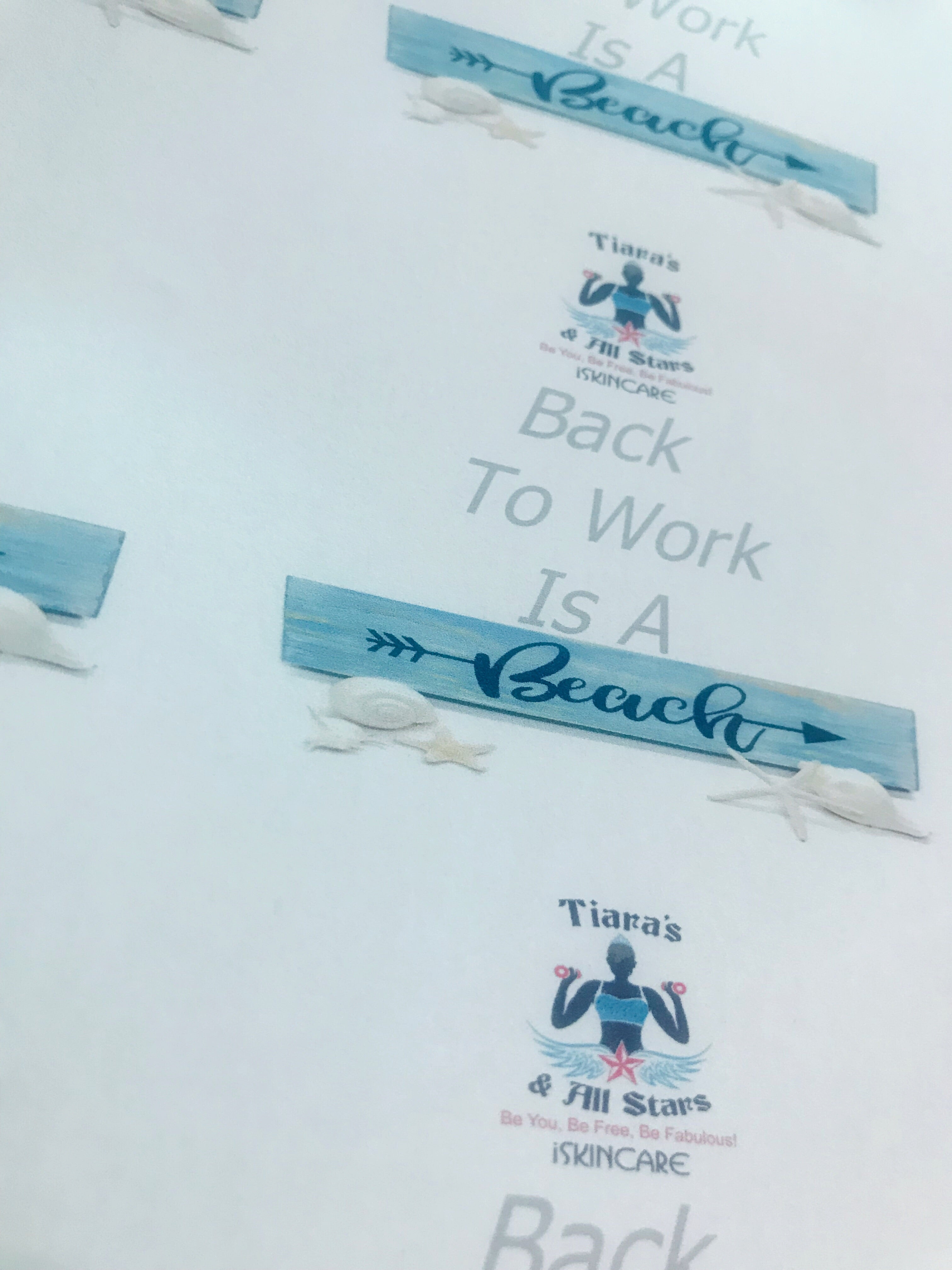 January themed “Back to Work is a Beach Box”