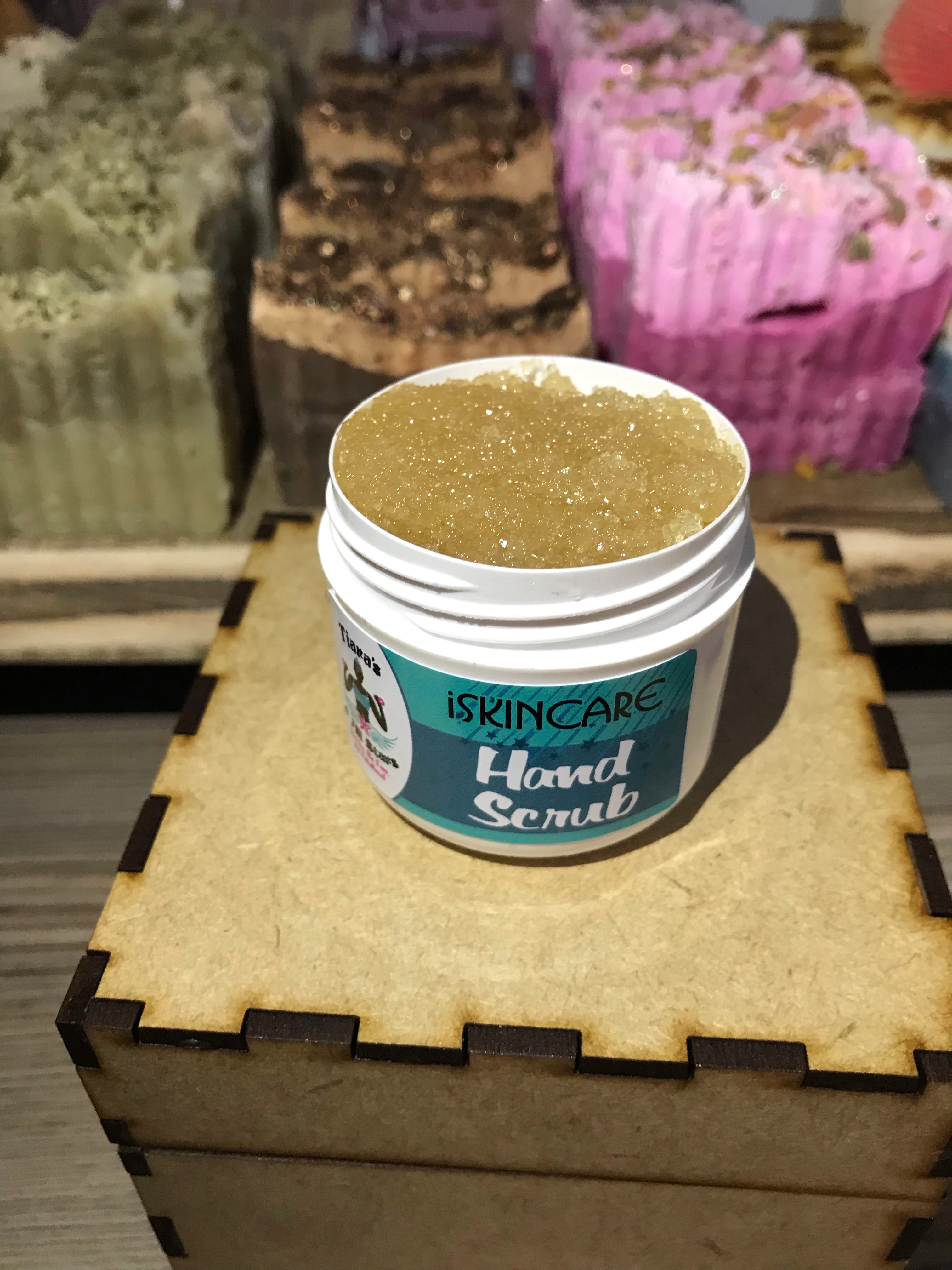 50ml hand scrub with coconut and sweet almond oil