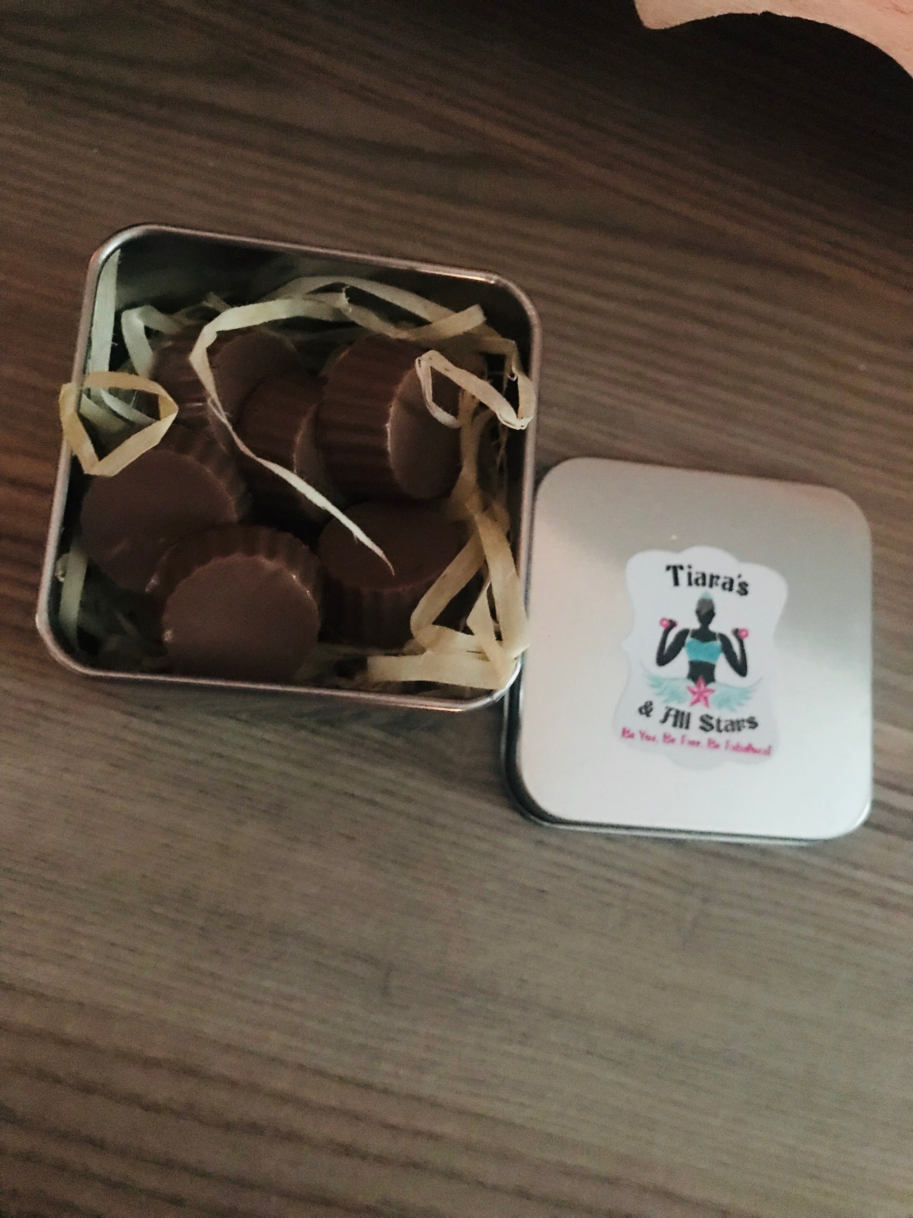 Nutella choc soaps in a tin (6 soaps)