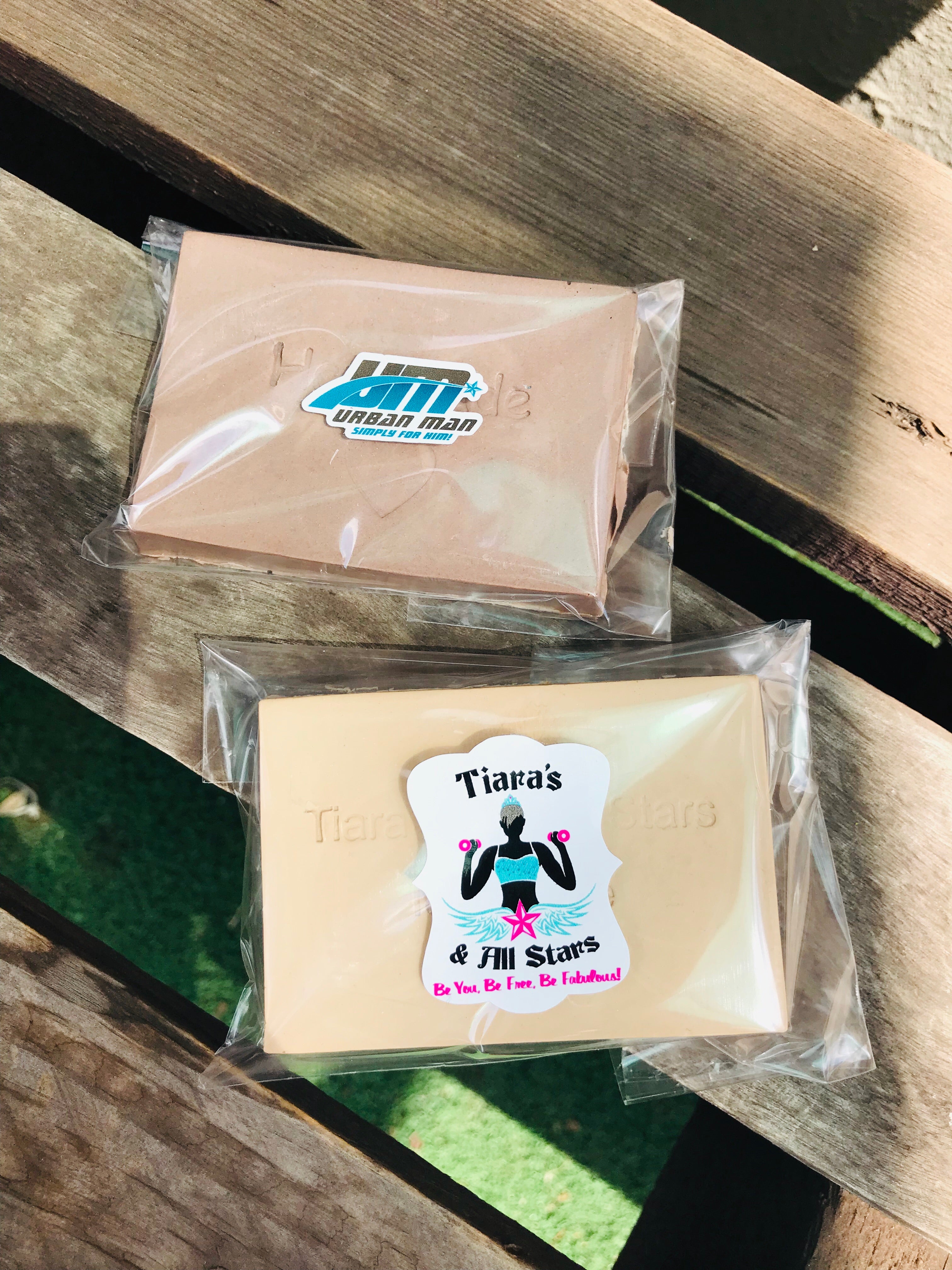 Set of 2 clay soap bars for her and him