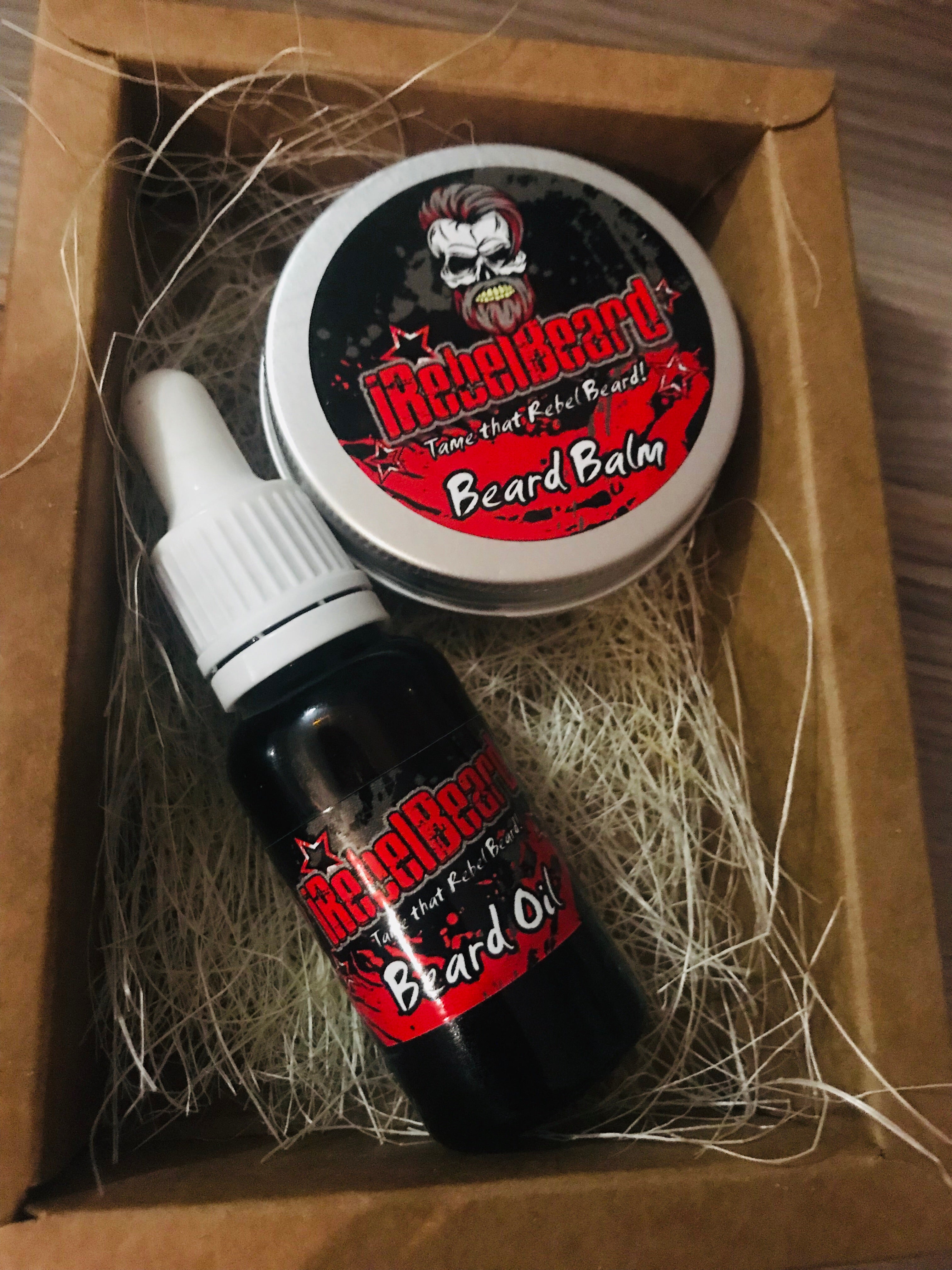 20ml beard oil and 50g beard balm