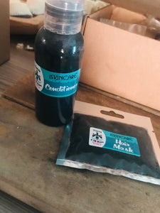50ml Activated Charcoal and B5 conditioner & 100g Activated Charcoal Hair mask