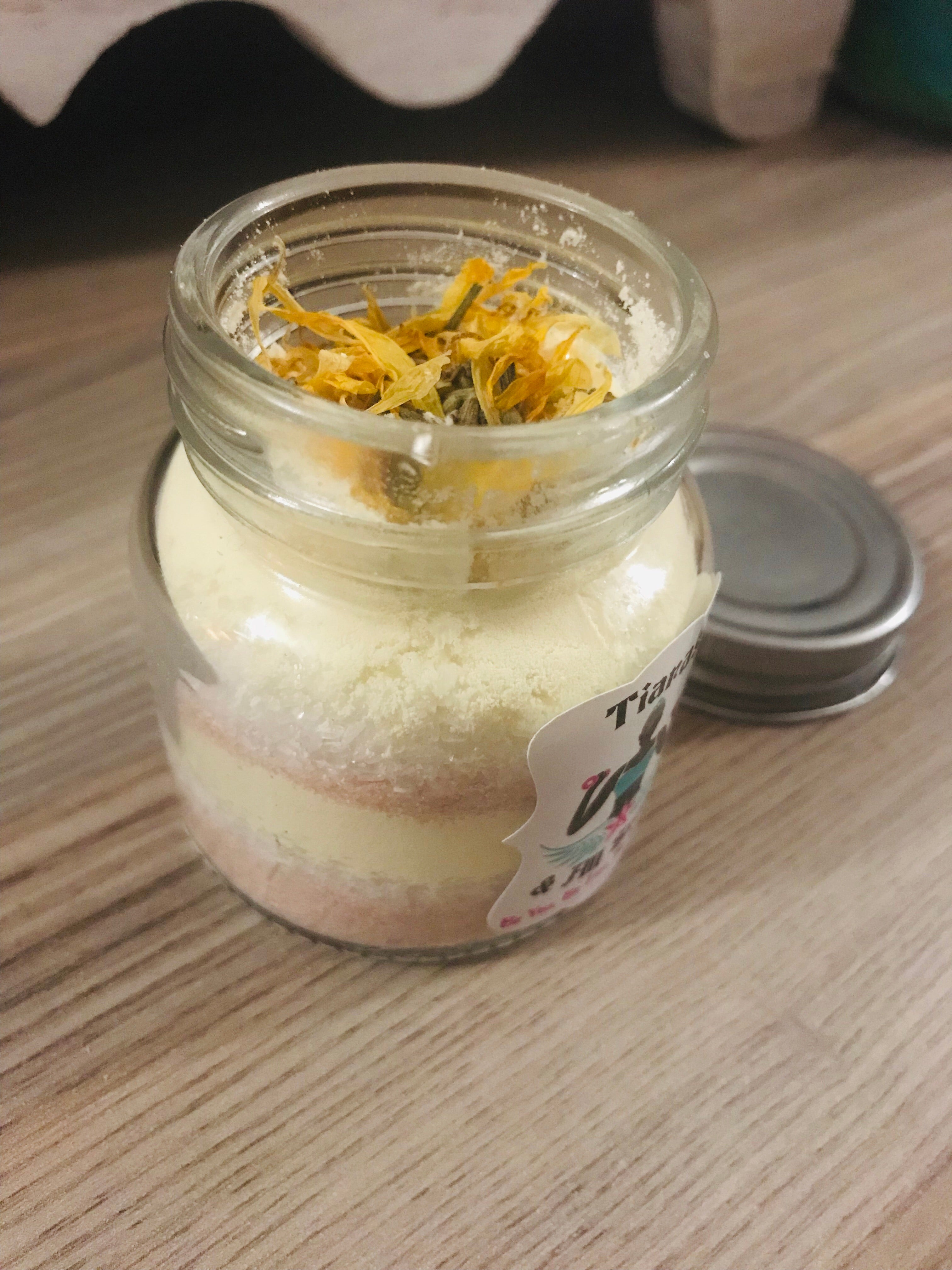 150g Bath Soak Avo & Cucumber Spa Fresh in glass jar