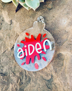 7cm Acrylic Bauble