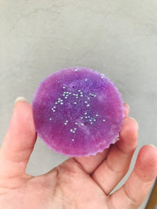 Pink shimmer cupcake 90g soap