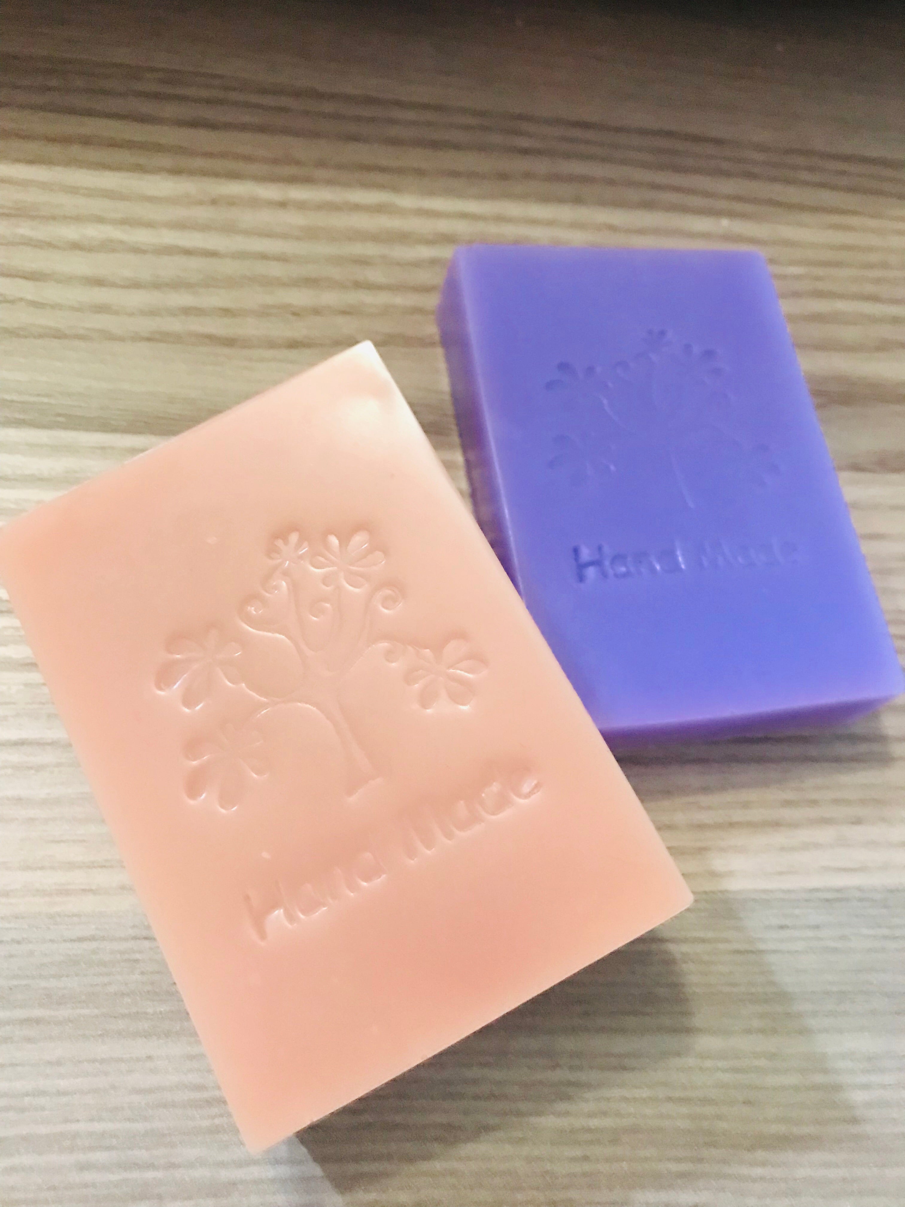 Assorted natural soaps