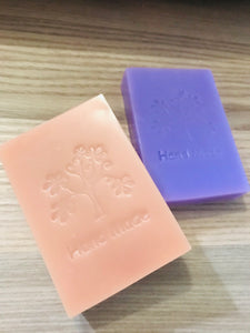 Assorted natural soaps