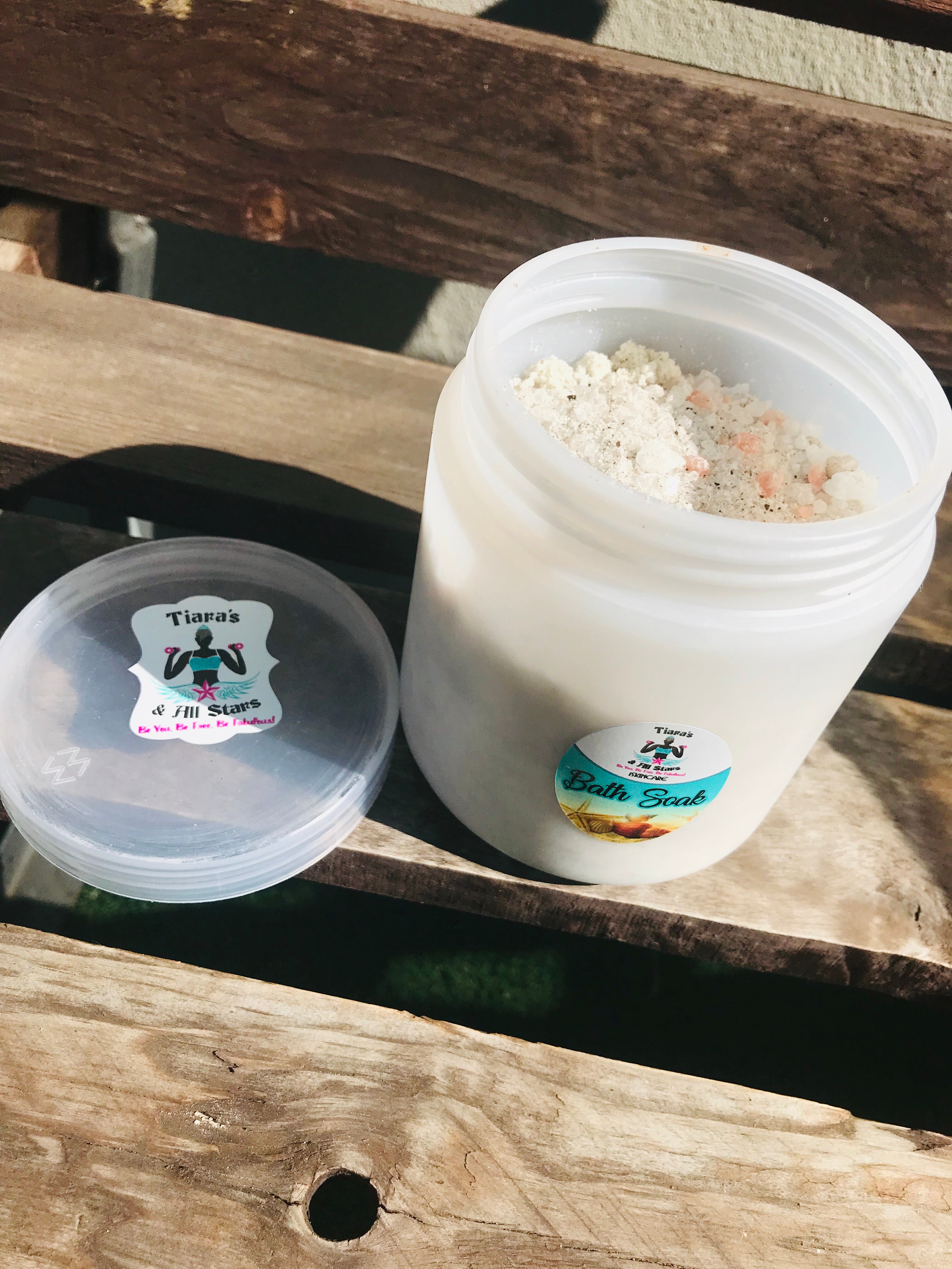 500g bath Soak with natural moisturizing powders for silky soft skin